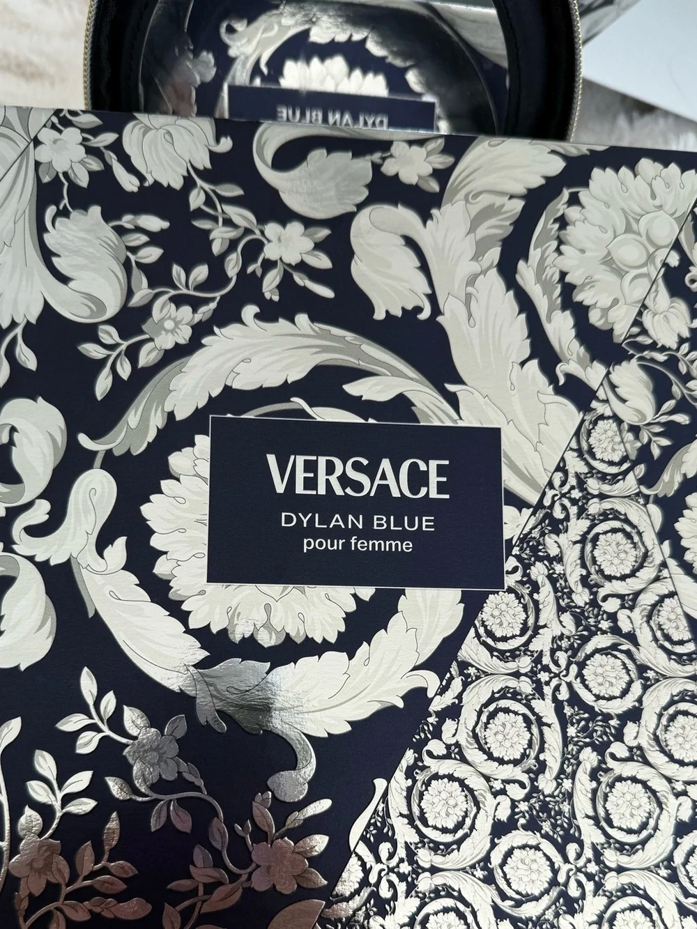 Versace Dylan Blue Pour Femme Cosmetic Case/Shower Gel/Body Lotion